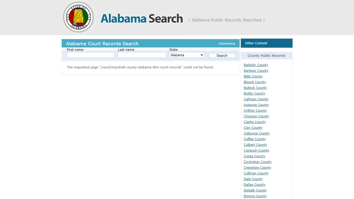 Marshall County, Alabama – Court Records | Alabama - AL Search